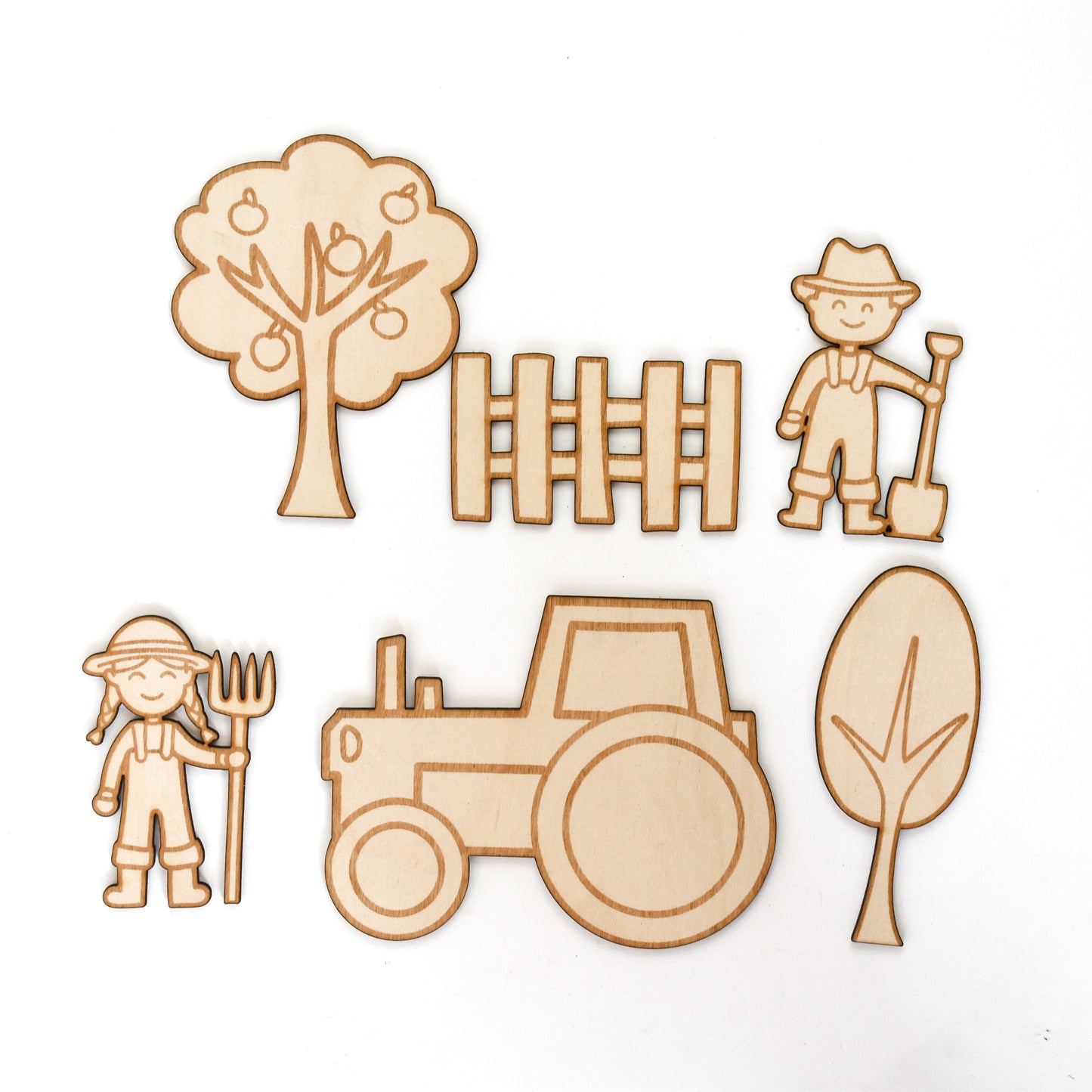 Set of 14 Farm Life Decorations