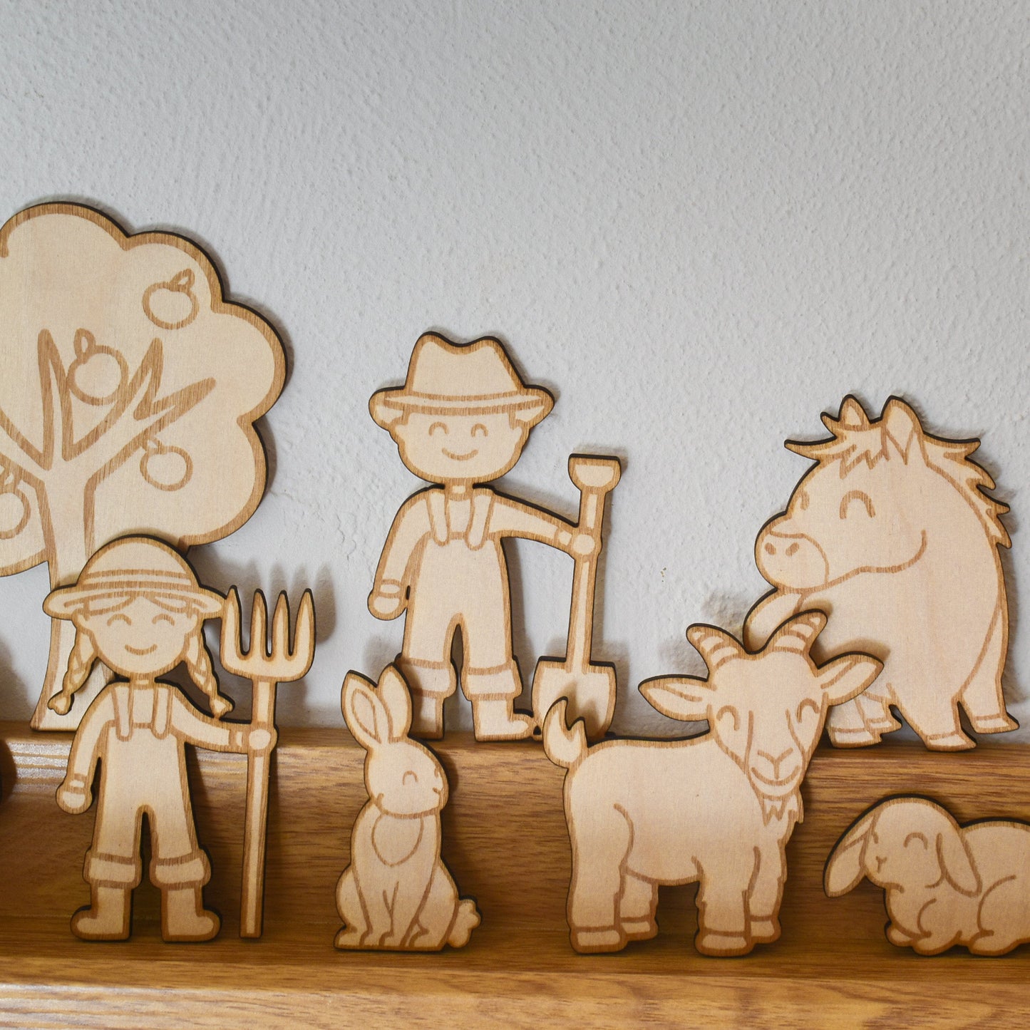 Set of 14 Farm Life Decorations